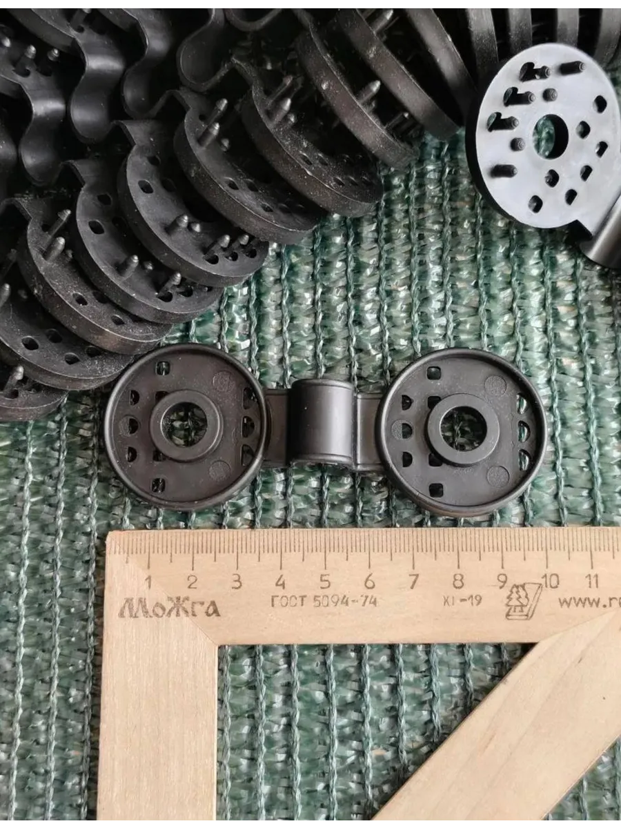 Клипсы для затеняющей сетки пластиковые 50 штук — фото 2